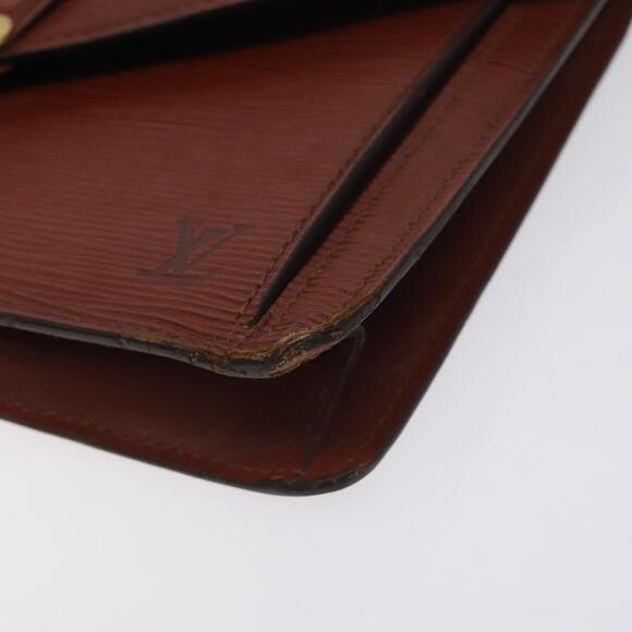 LOUIS VUITTON Epi Serie Dragonne Hand Bag Brown M52618 - Picture 7 of 16